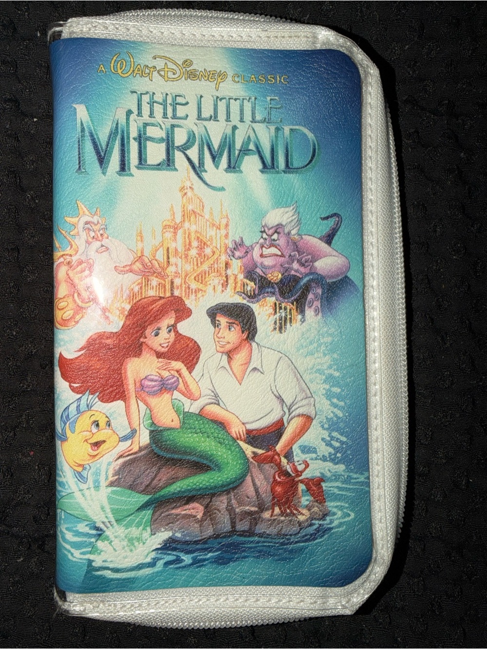 Disney The Little Mermaid Zip Wallet - Blue, Green, White